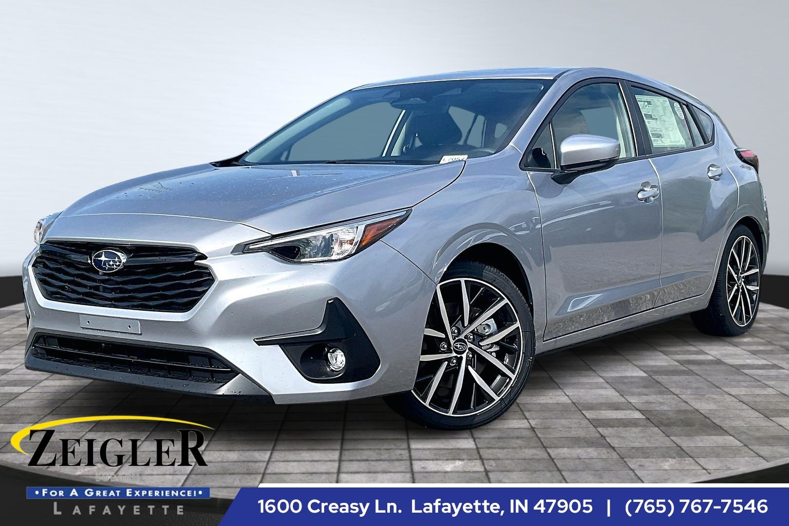 Ice Silver Metallic 2026 Subaru Impreza Sport AWD Wagon All-Wheel Drive Continuously Variable Transmission