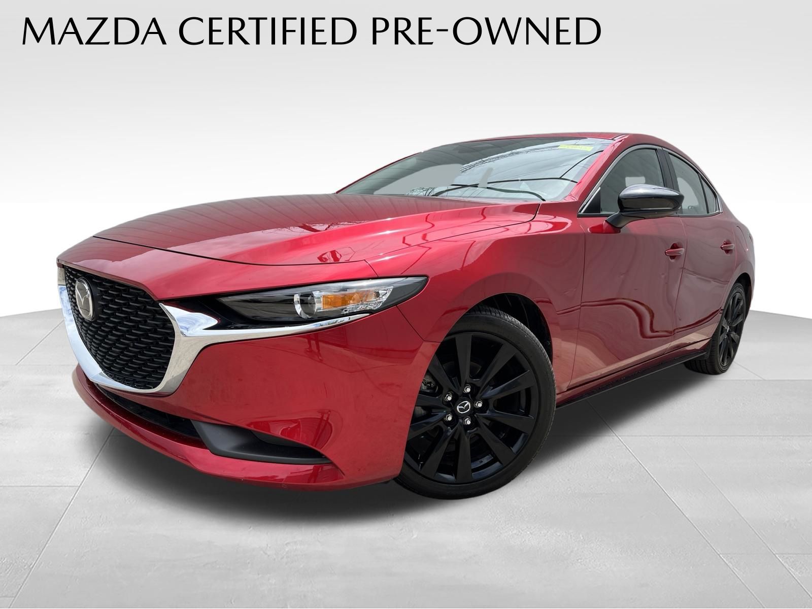 Soul Red Crystal Metallic 2024 Mazda MAZDA3 Sedan Front-Wheel Drive 6-Speed Automatic
