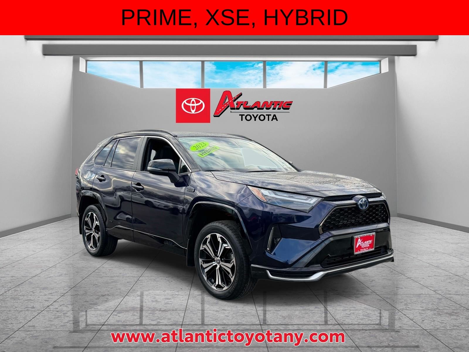 Midnight Black Metallic 2023 Toyota RAV4 Prime XSE AWD SUV / Crossover All-Wheel Drive Continuously Variable Transmission