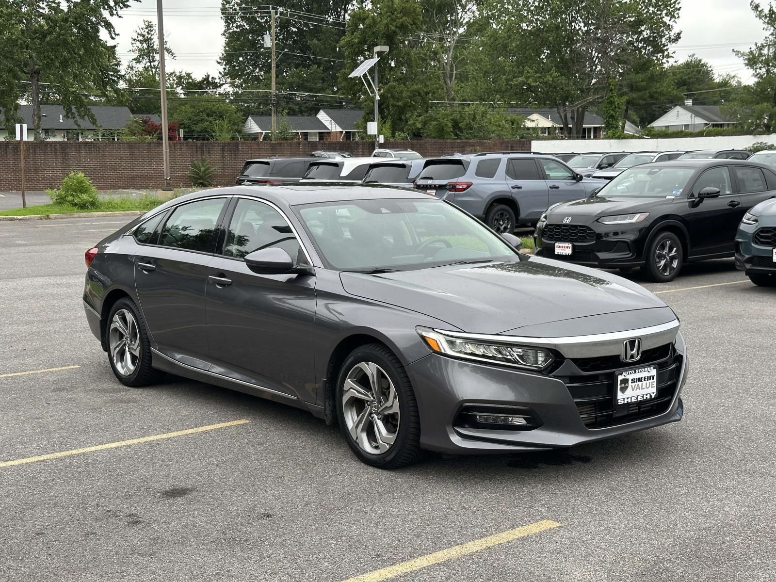 Gray 2018 Honda Accord Sedan Front-Wheel Drive Continuously Variable Transmission