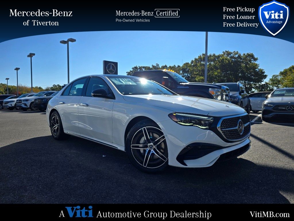 Polar White 2024 Mercedes-Benz E-Class E 350 4MATIC Sedan All-Wheel Drive 9-Speed Automatic
