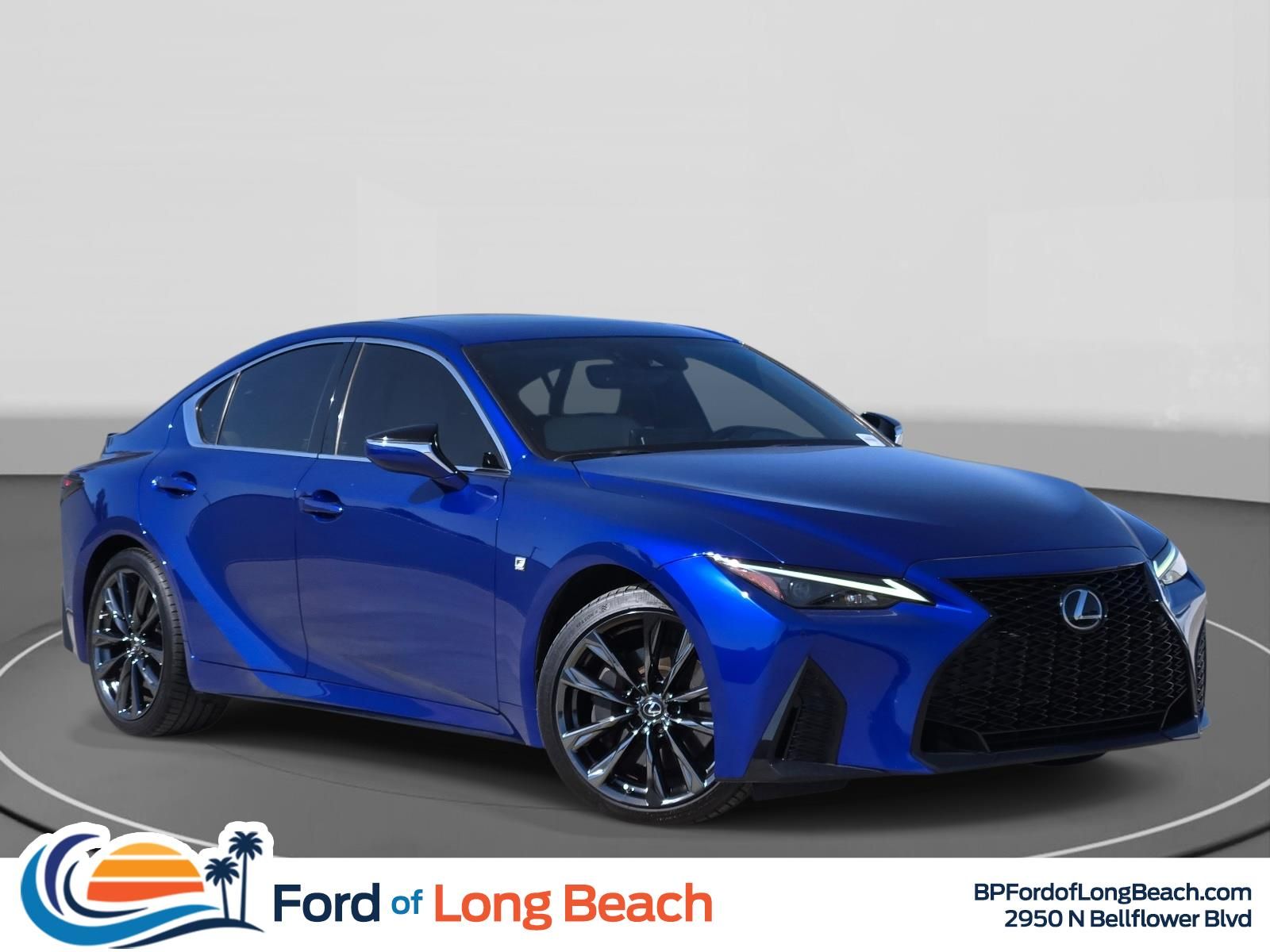 Blue Mica 2022 Lexus IS 350 F Sport RWD Sedan Rear-Wheel Drive 8-Speed Automatic