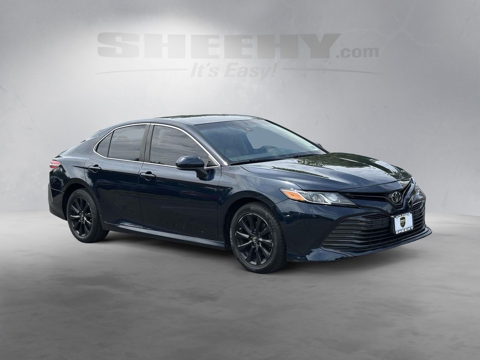 Used 2019 Blue Toyota LE image 2