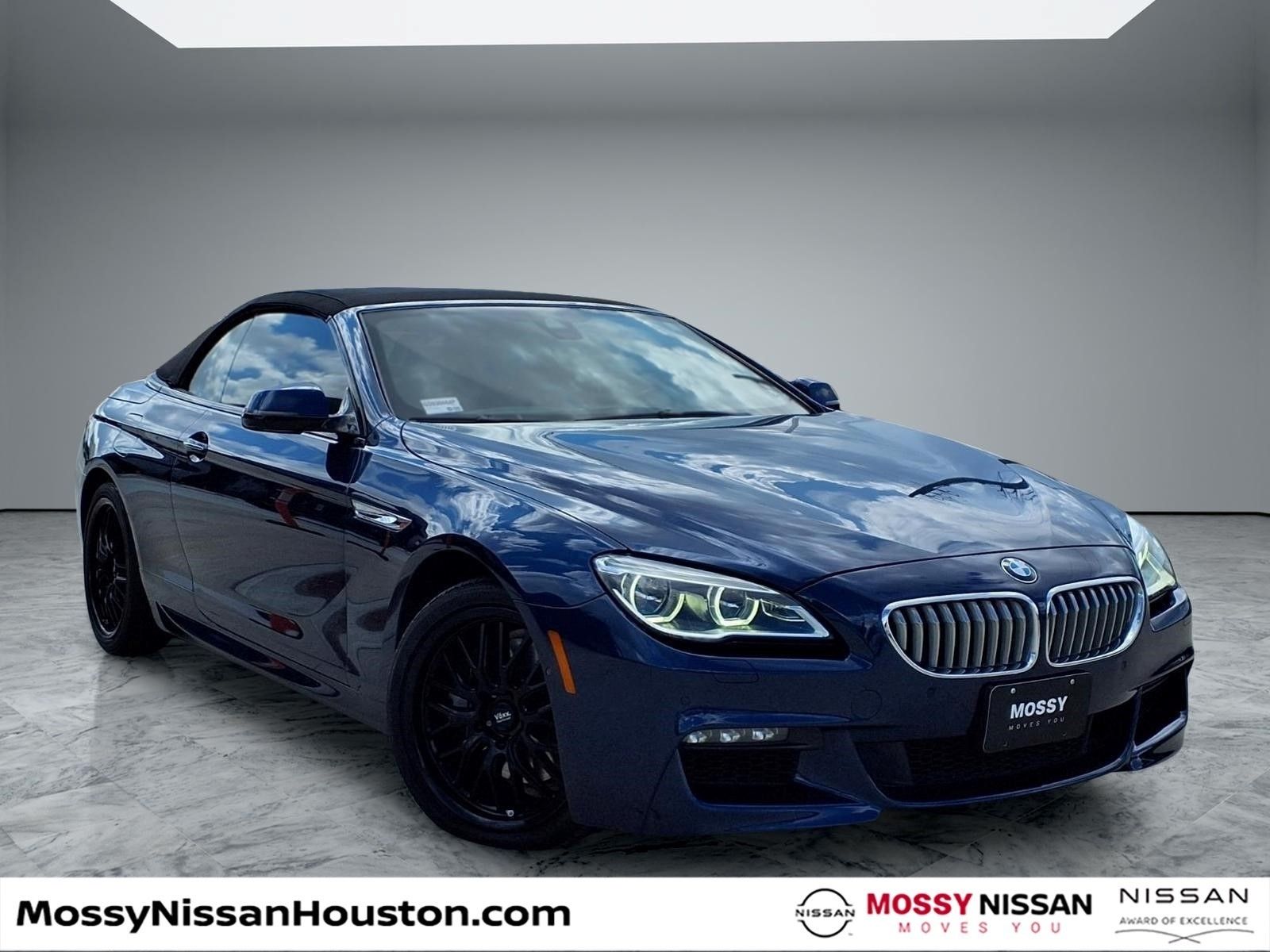 Blue Metallic 2016 BMW 6 Series 650i xDrive Convertible AWD Convertible All-Wheel Drive 8-Speed Automatic