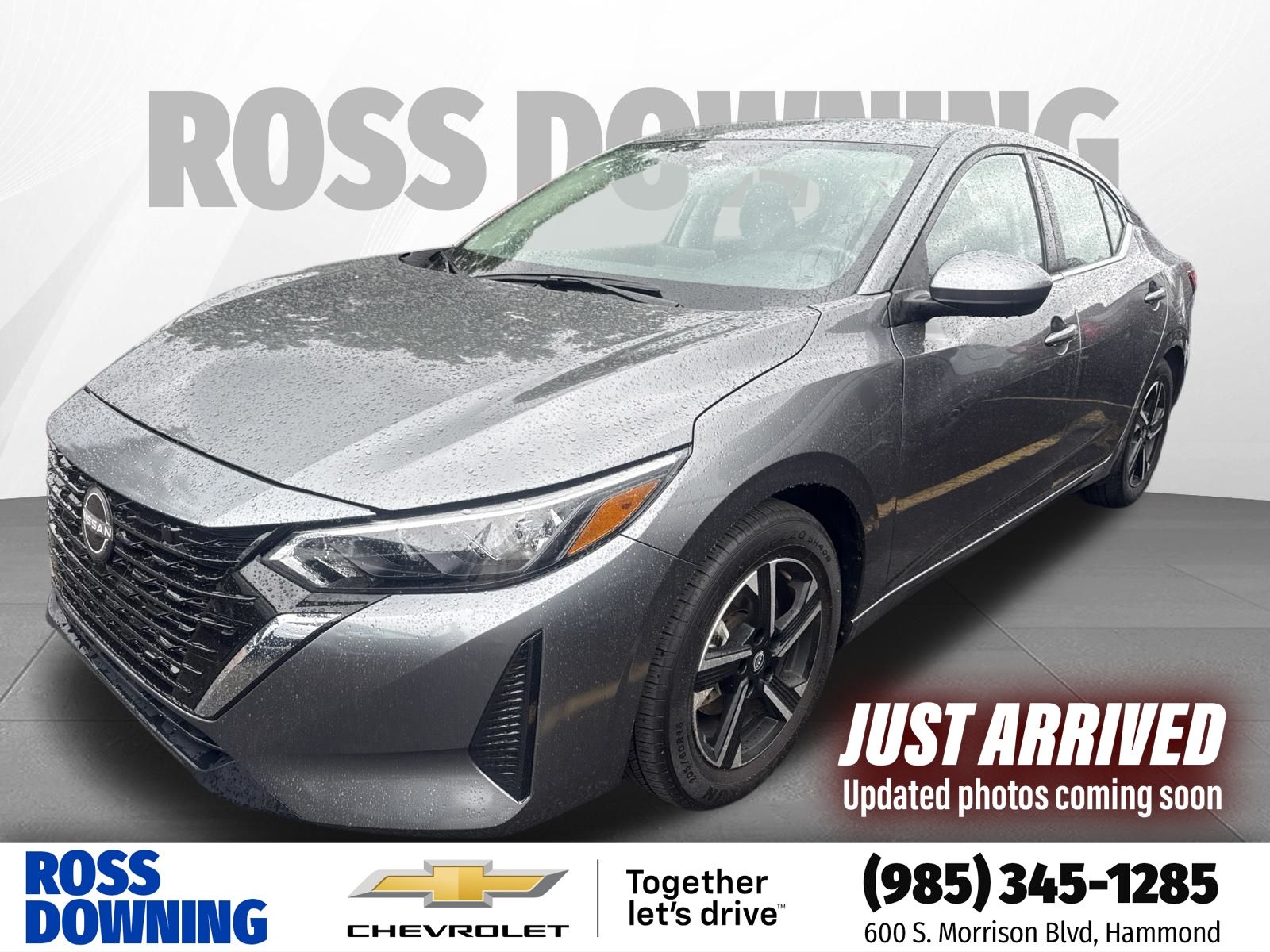 Gray (Gun Metallic) 2025 Nissan Sentra Sedan Front-Wheel Drive Continuously Variable Transmission