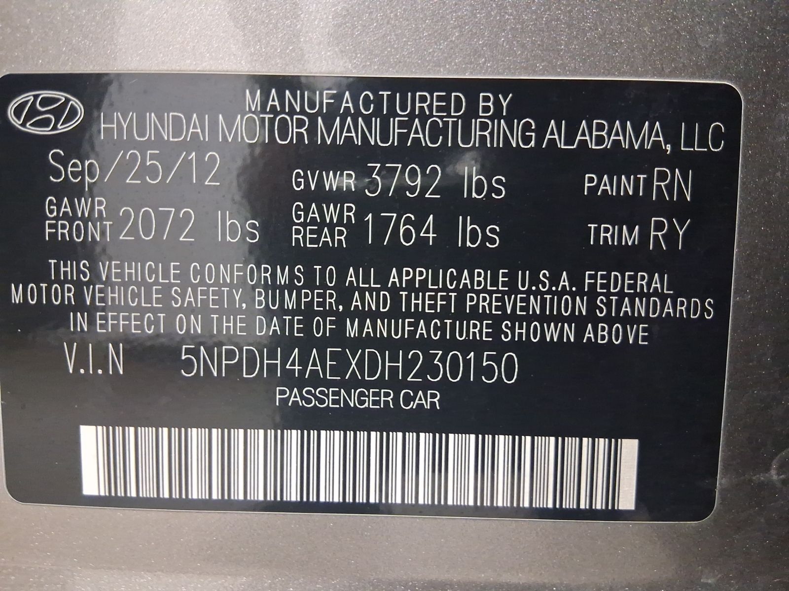 Used Car 2013 Hyundai Elantra  Limited For Sale Under $10,000 In Austin, Texas