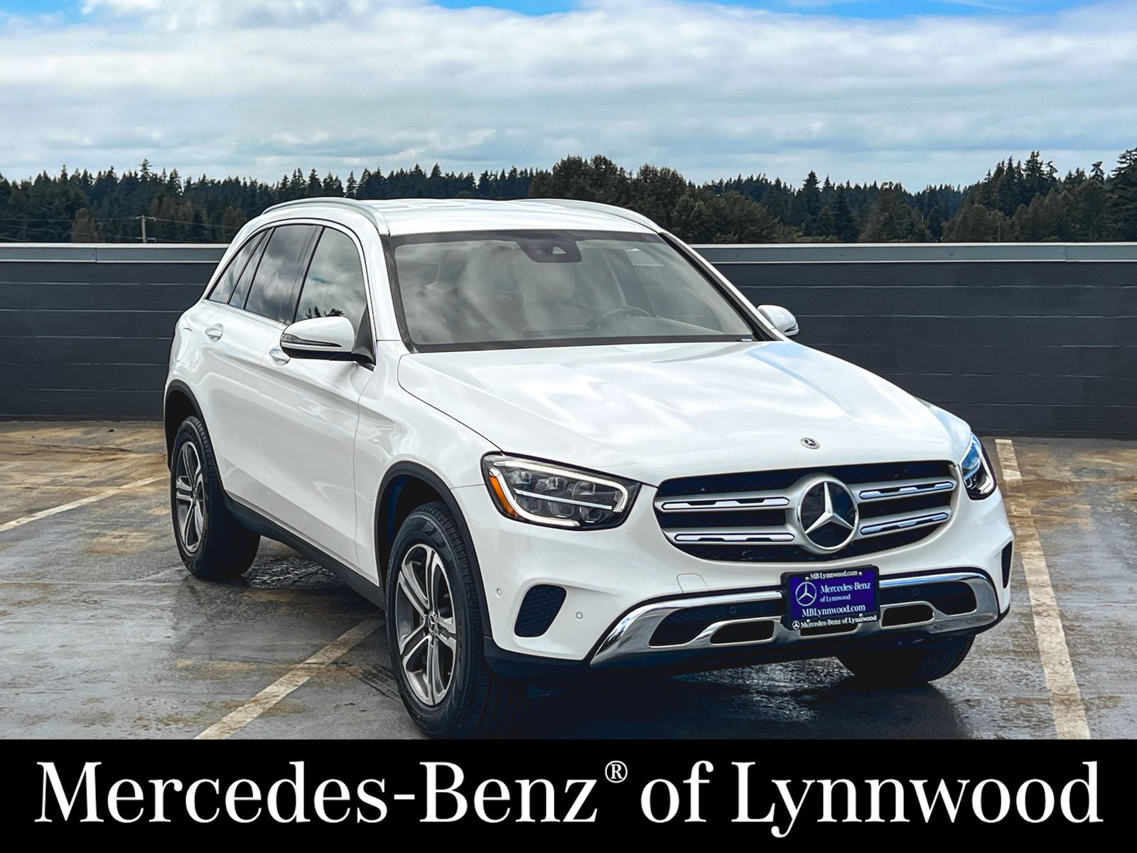 Polar White 2022 Mercedes-Benz GLC SUV / Crossover All-Wheel Drive 9-Speed Automatic