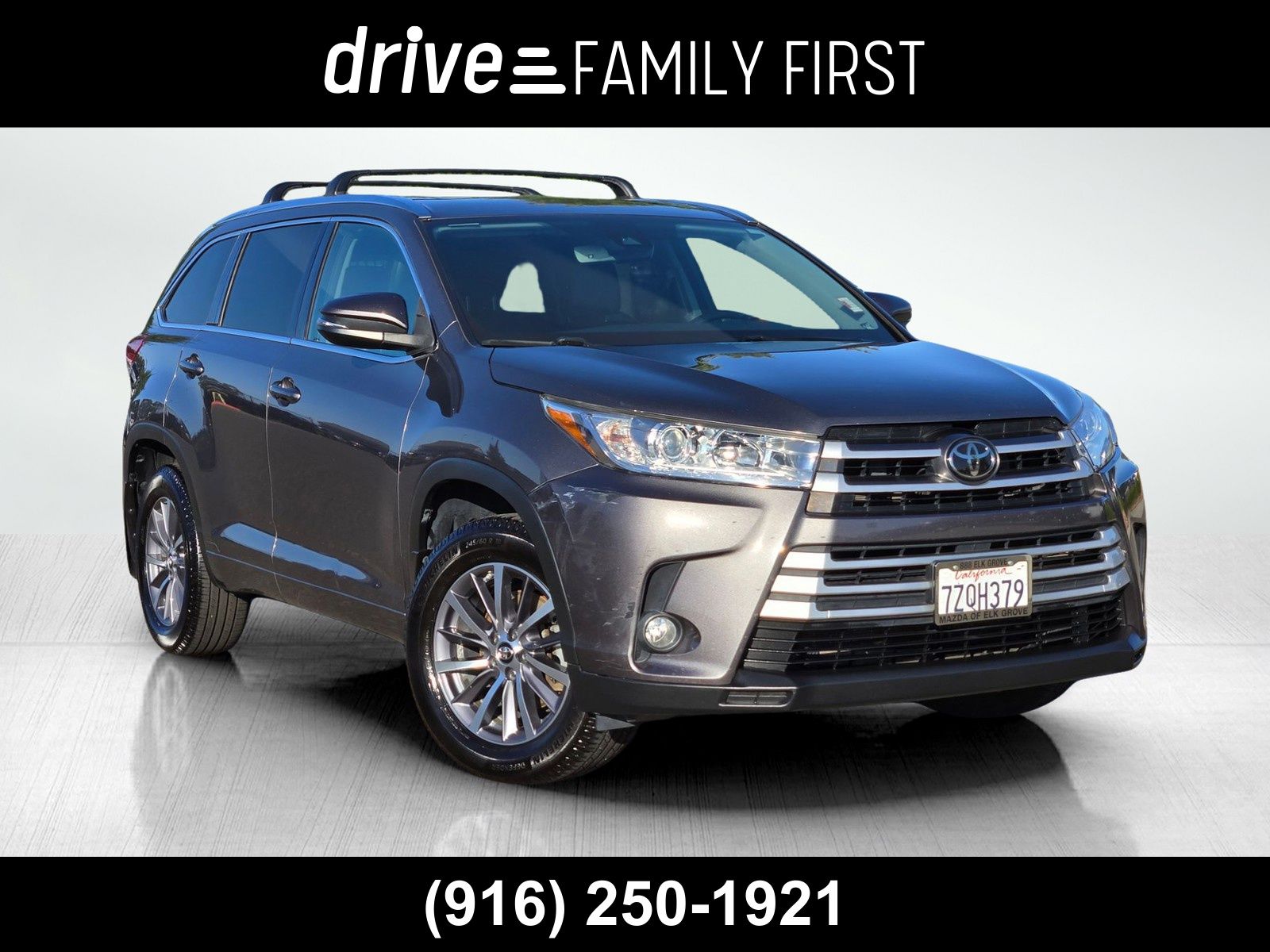 Predawn Gray Mica 2017 Toyota Highlander SUV / Crossover All-Wheel Drive 8-Speed Automatic