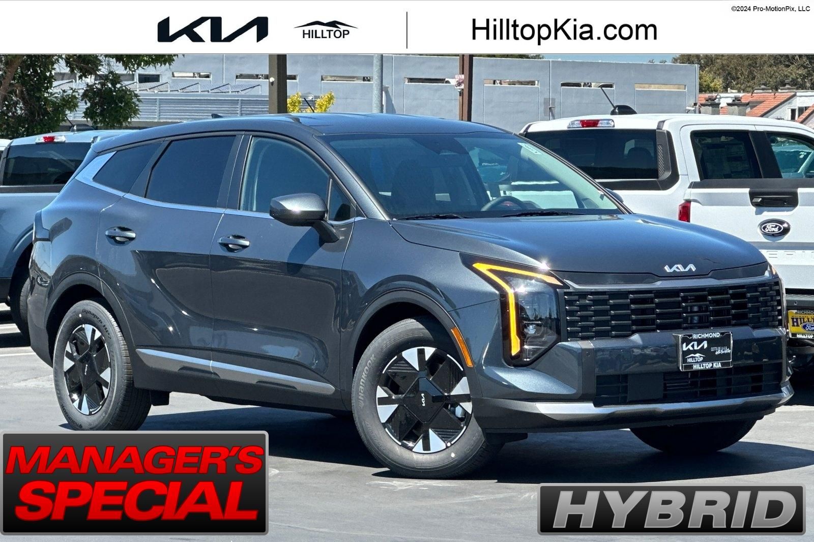 Gravity Gray 2026 Kia Sportage Hybrid SUV / Crossover Front-Wheel Drive 6-Speed Automatic