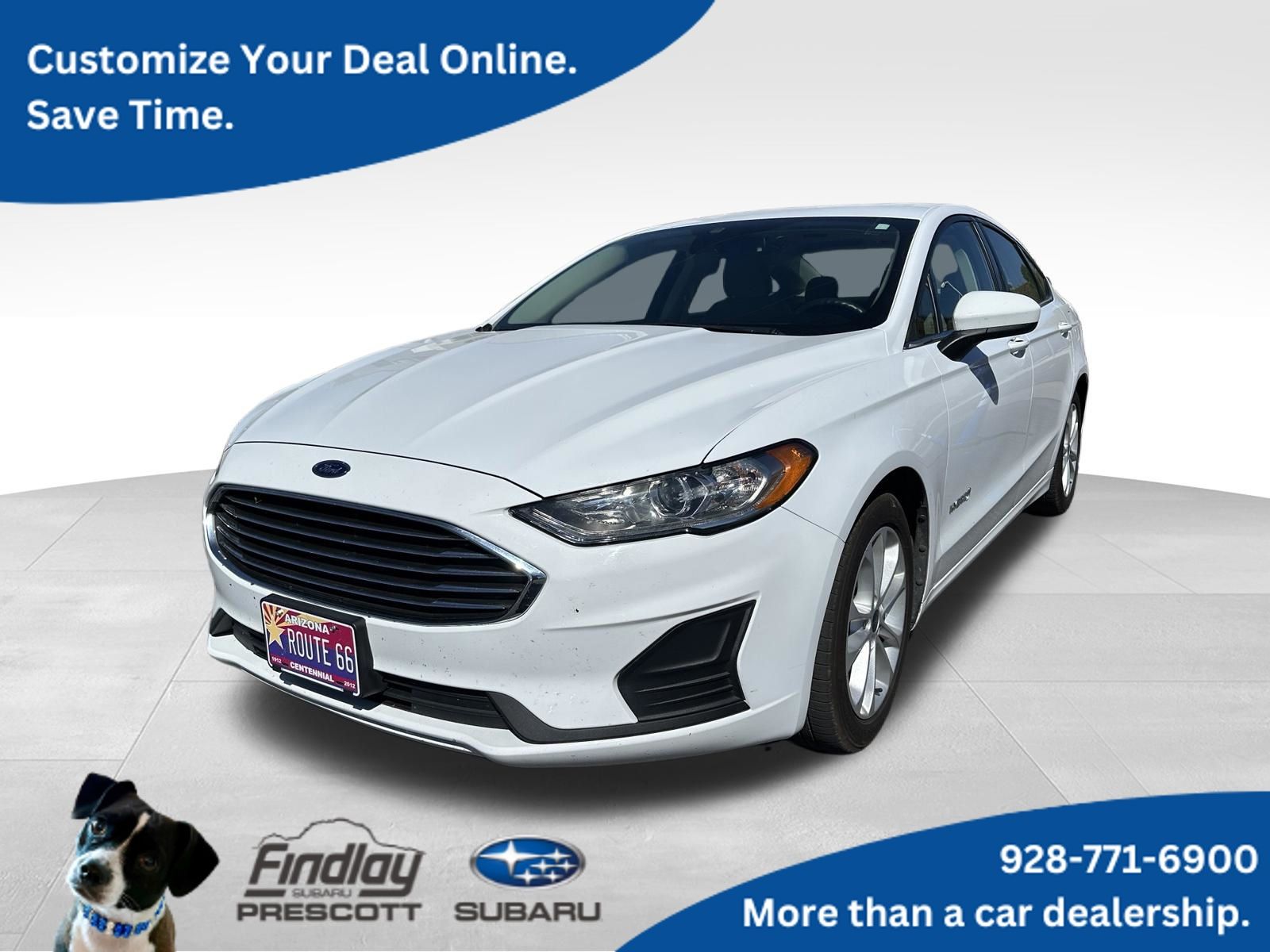 Oxford White 2019 Ford Fusion Hybrid SE FWD Sedan Front-Wheel Drive Continuously Variable Transmission