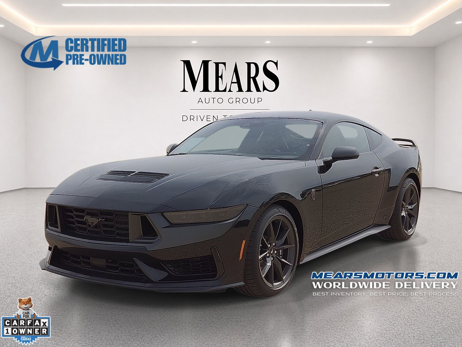 Shadow Black 2026 Ford Mustang Coupe Rear-Wheel Drive Automatic