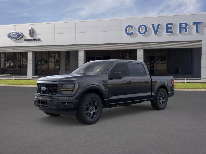 Black 2026 Ford F-150 STX SuperCrew RWD Pickup Truck 4X2 Automatic