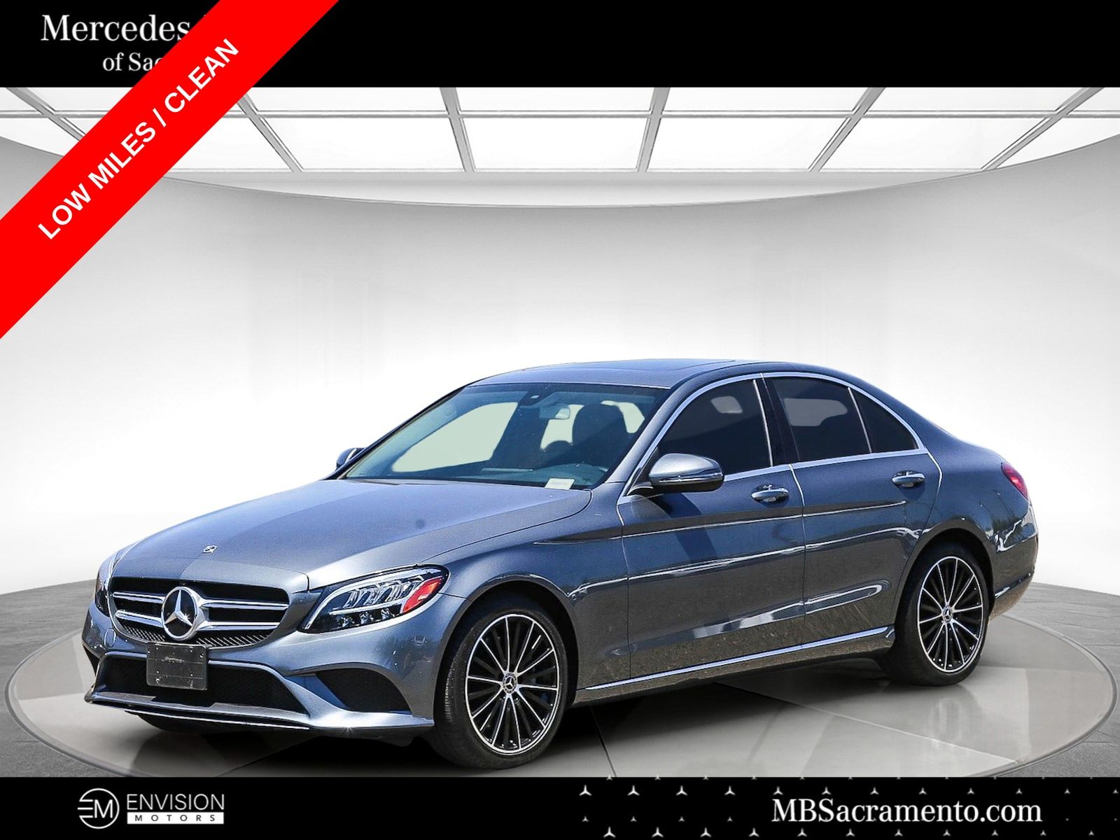 Selenite Gray Metallic 2020 Mercedes-Benz C-Class C 300 Sedan RWD Sedan Rear-Wheel Drive 9-Speed Automatic