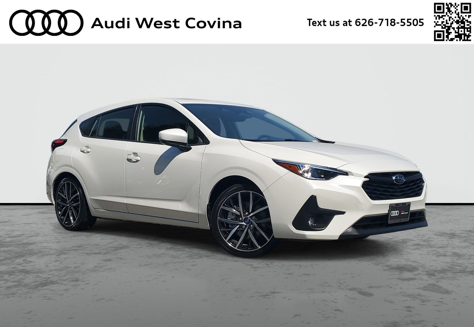 Crystal White Pearl 2024 Subaru Impreza Sport AWD Wagon All-Wheel Drive Continuously Variable Transmission