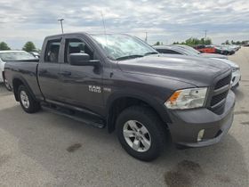 Gray (Granite Crystal Metallic Clearcoat) 2017 RAM 1500 Pickup Truck Four-Wheel Drive 8-Speed Automatic
