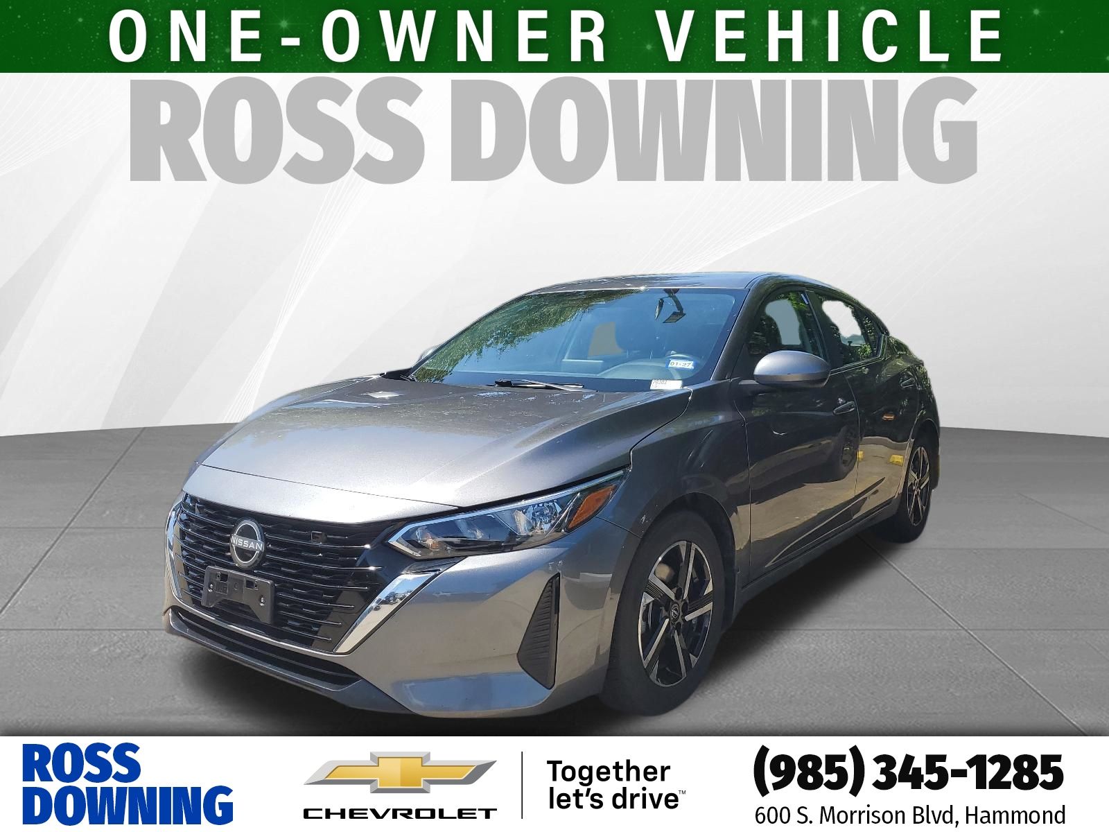 2024 Nissan Sentra SV Gray at Ross Downing Buick GMC