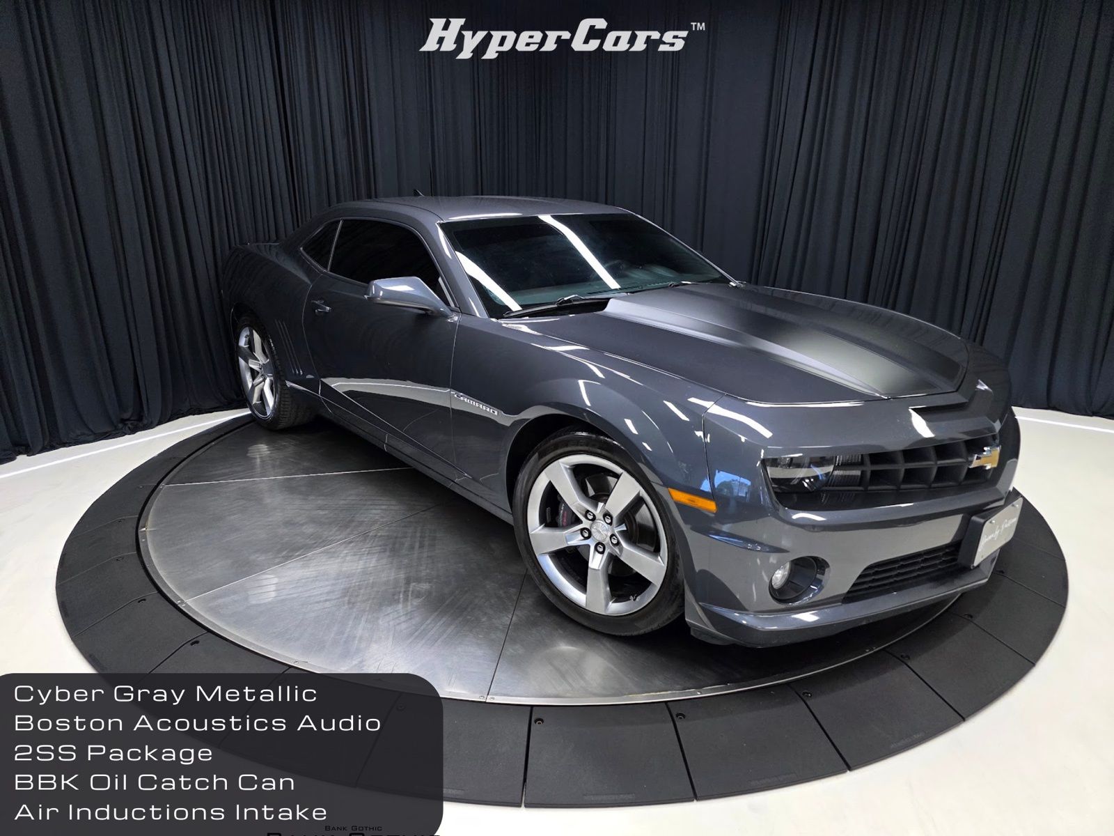 Cyber Gray Metallic 2010 Chevrolet Camaro 2SS Coupe RWD Coupe Rear-Wheel Drive 6-Speed Manual