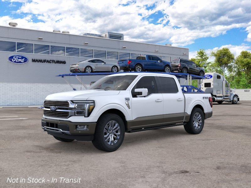 New 2026 Star White Metallic Tri-Coat Ford King Ranch image 3