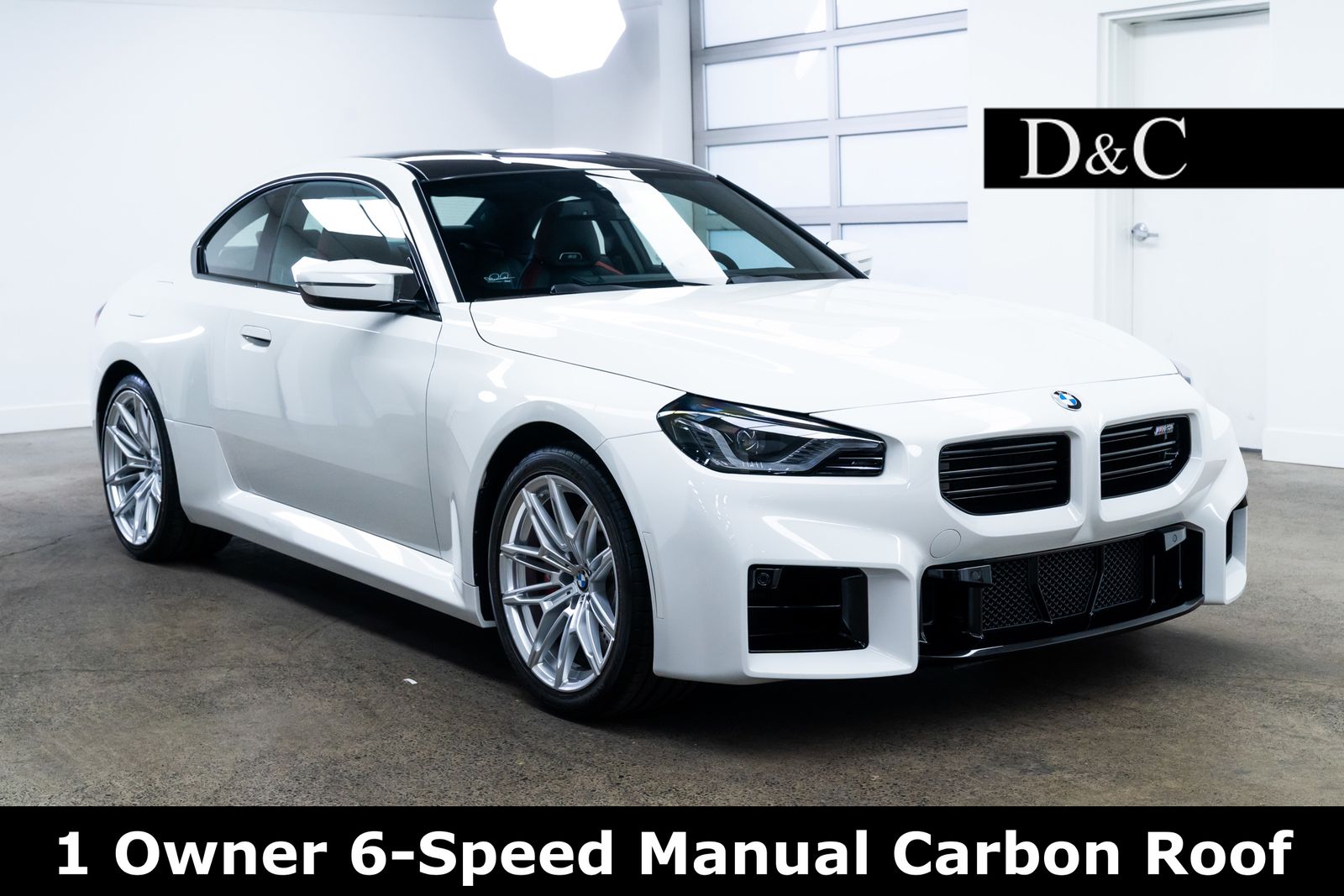 Alpine White 2025 BMW M2 RWD Coupe Rear-Wheel Drive 6-Speed Manual
