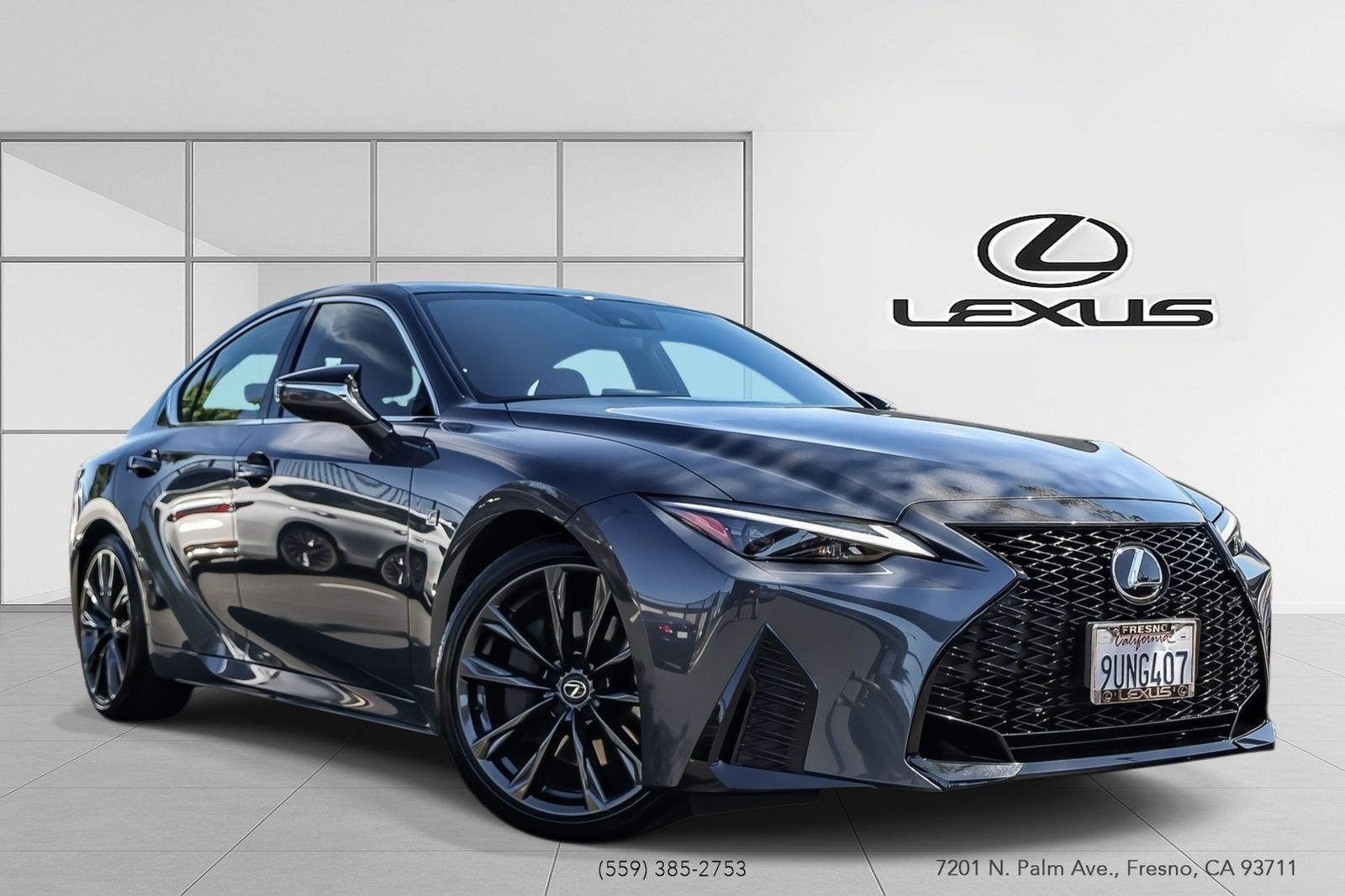 Gray 2025 Lexus IS Sedan Rear-Wheel Drive 8-Speed Automatic