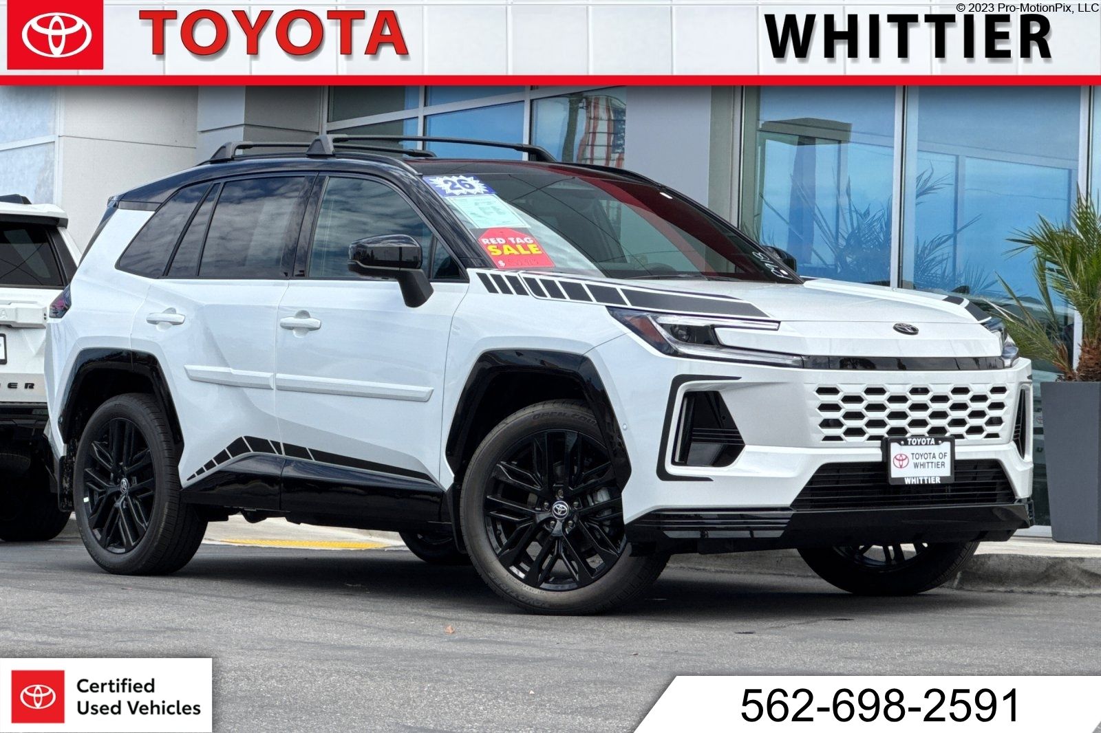 Wind Chill Pearl/Black 2026 Toyota RAV4 SUV / Crossover All-Wheel Drive Continuously Variable Transmission