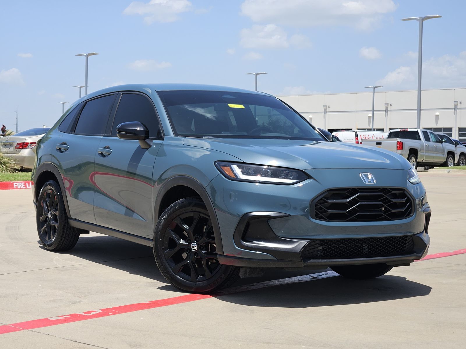 Blue 2024 Honda HR-V SUV / Crossover Front-Wheel Drive Continuously Variable Transmission