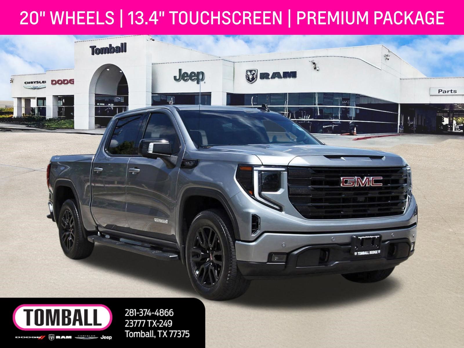 Sterling Metallic 2024 GMC Sierra 1500 Pickup Truck Four-Wheel Drive Automatic