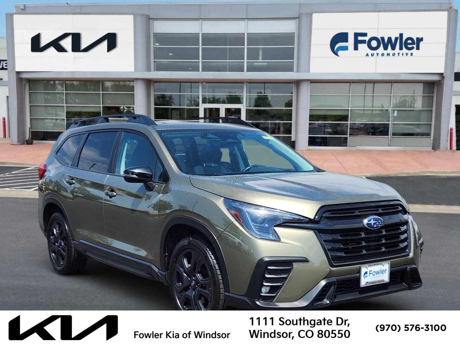 Autumn Green Metallic 2023 Subaru Ascent SUV / Crossover All-Wheel Drive Continuously Variable Transmission