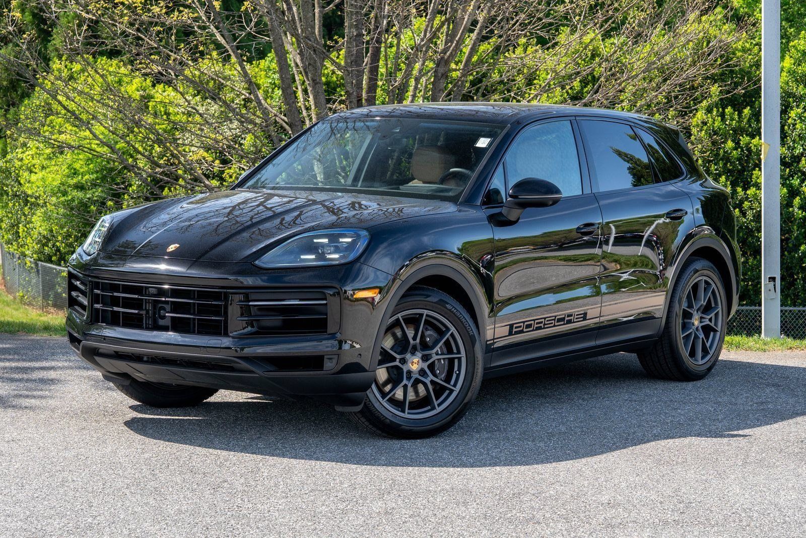 Black 2024 Porsche Cayenne SUV / Crossover All-Wheel Drive 8-Speed Automatic
