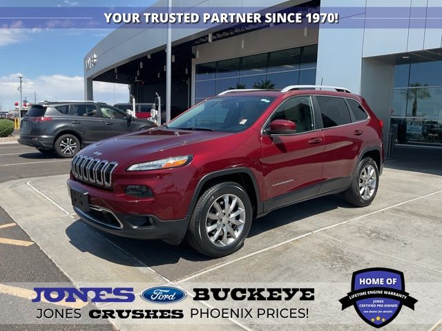 Velvet Red Pearlcoat 2018 Jeep Cherokee SUV / Crossover Four-Wheel Drive 9-Speed Automatic
