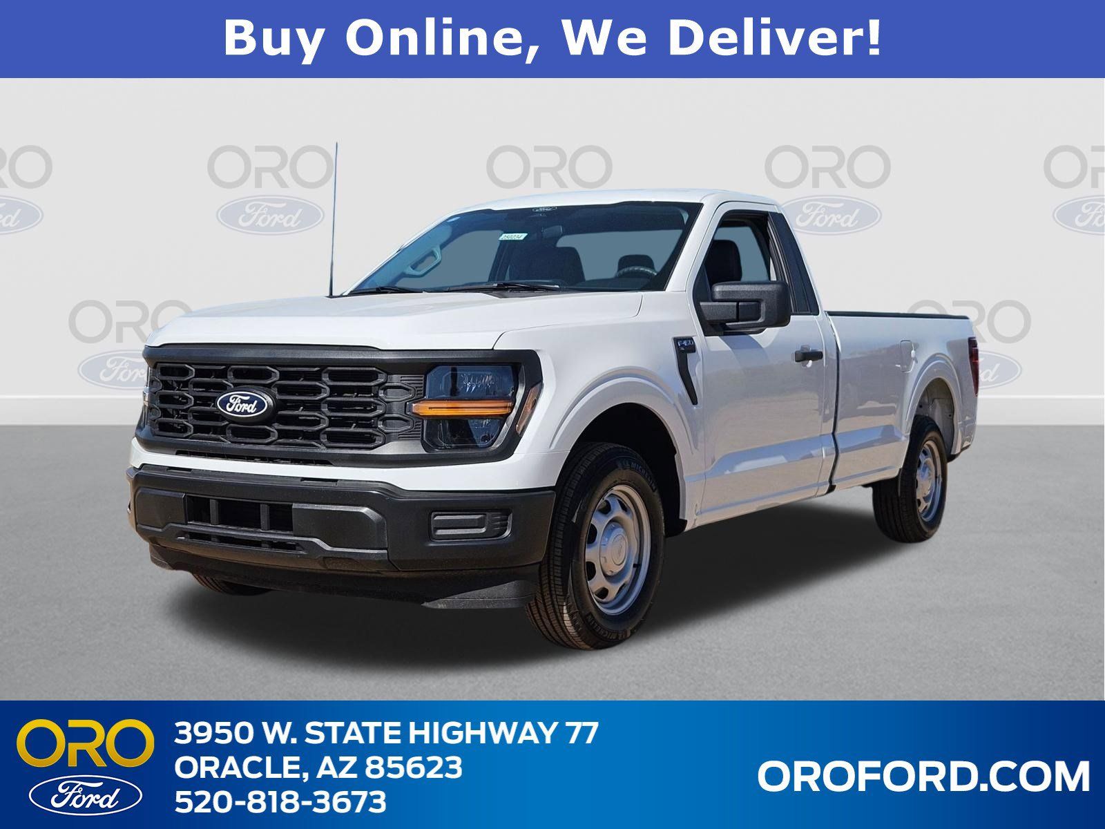 Oxford White 2025 Ford F-150 XL Regular Cab LB RWD Pickup Truck 4X2 Automatic