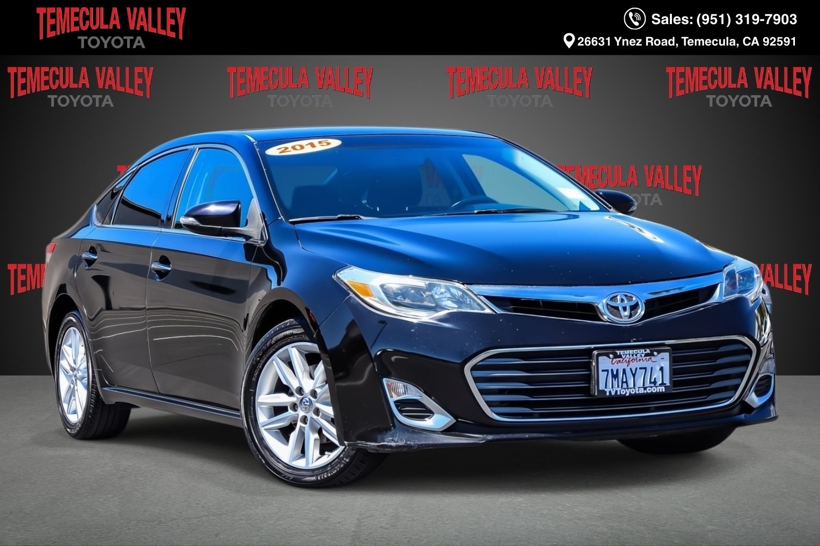 Attitude Black 2015 Toyota Avalon Sedan Front-Wheel Drive 6-Speed Automatic
