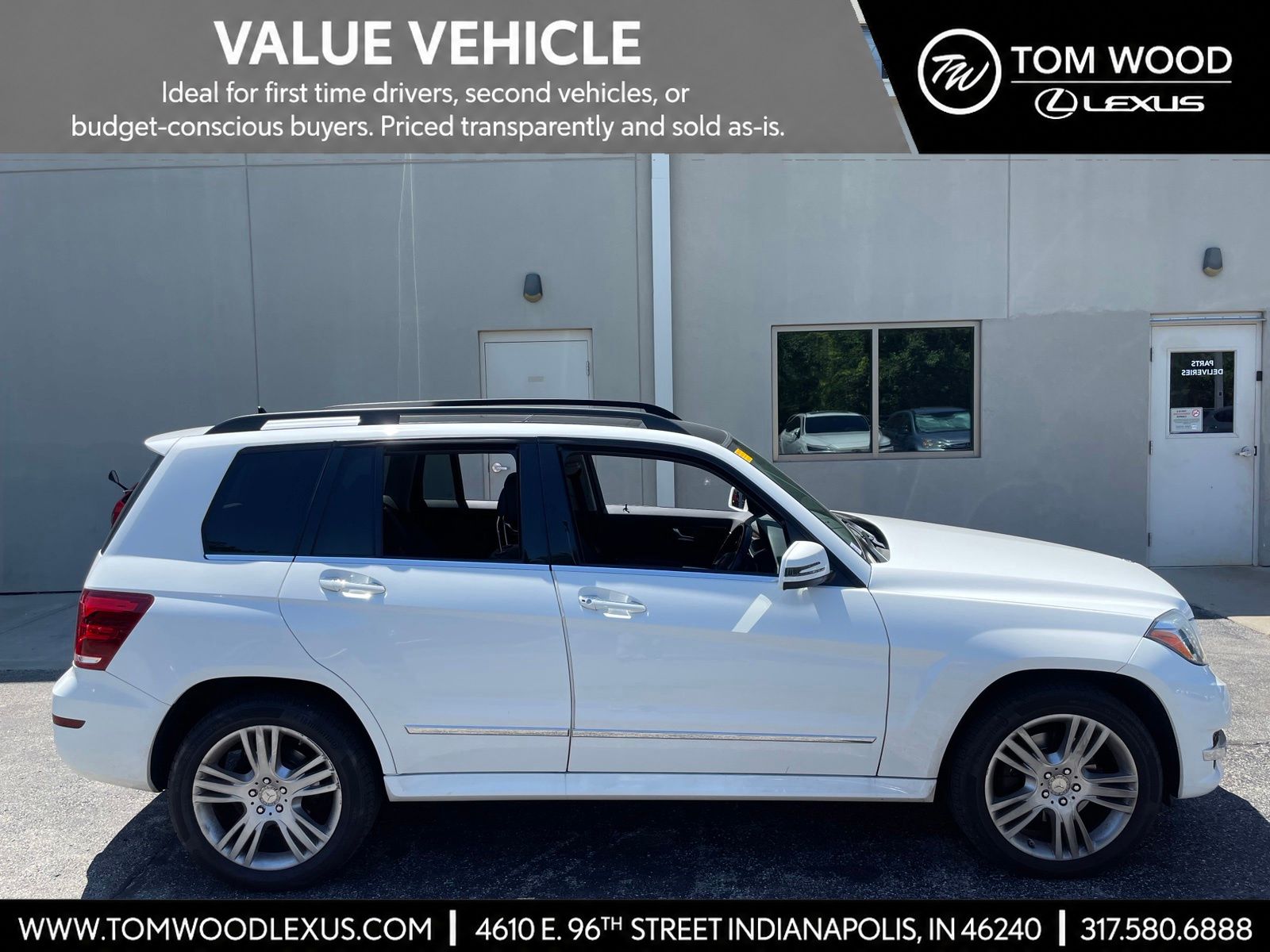 Polar White 2015 Mercedes-Benz GLK SUV / Crossover All-Wheel Drive 7-Speed Automatic