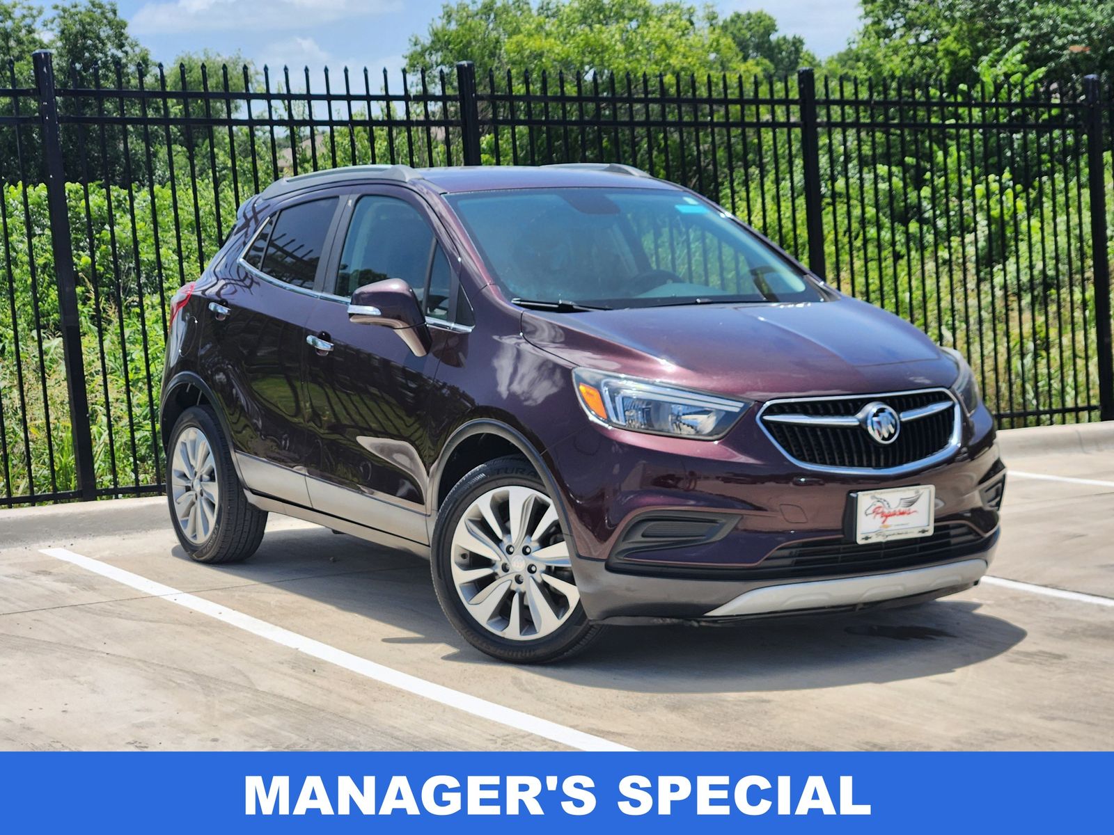Black Cherry Metallic 2017 Buick Encore SUV / Crossover Front-Wheel Drive 6-Speed Automatic Overdrive