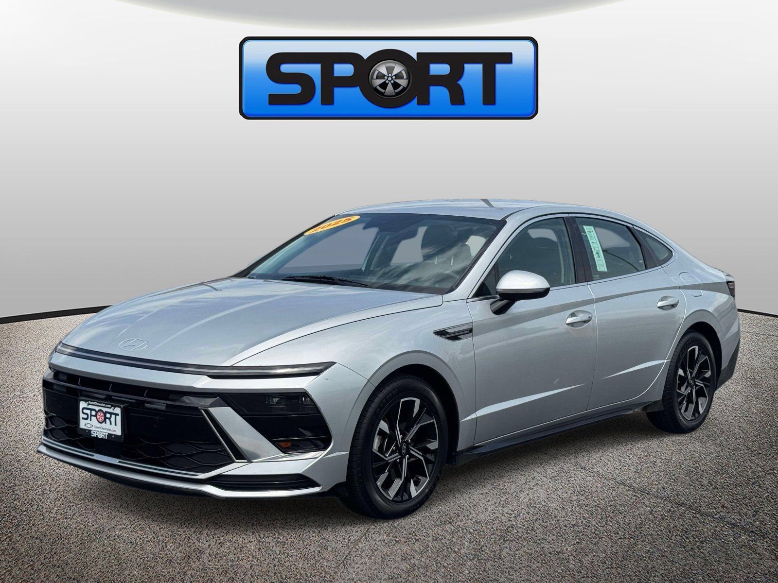 Aero Silver 2025 Hyundai Sonata Sedan Front-Wheel Drive 8-Speed Automatic