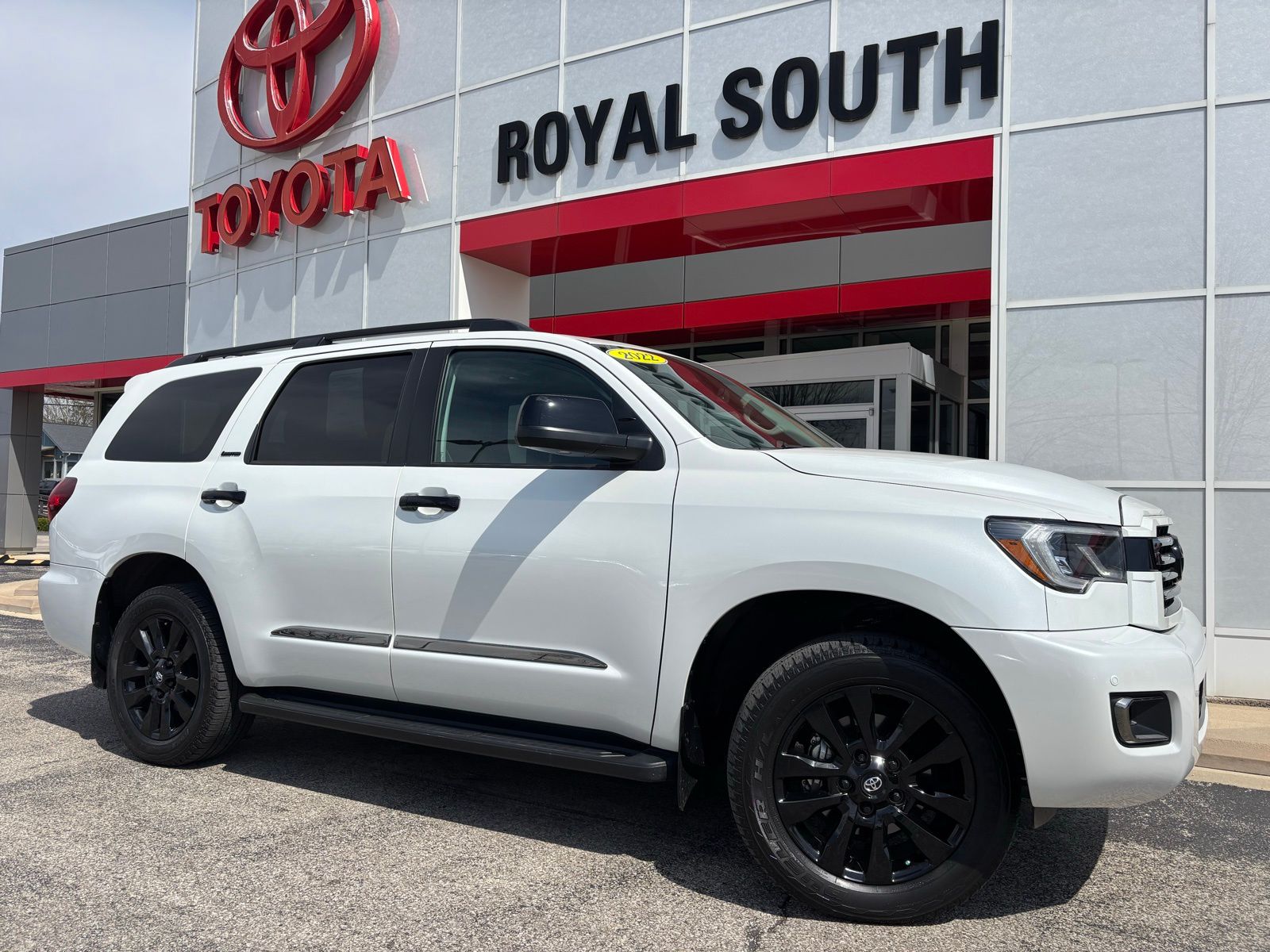White (Wind Chill Pearl) 2022 Toyota Sequoia Nightshade 4WD SUV / Crossover Four-Wheel Drive 6-Speed Automatic