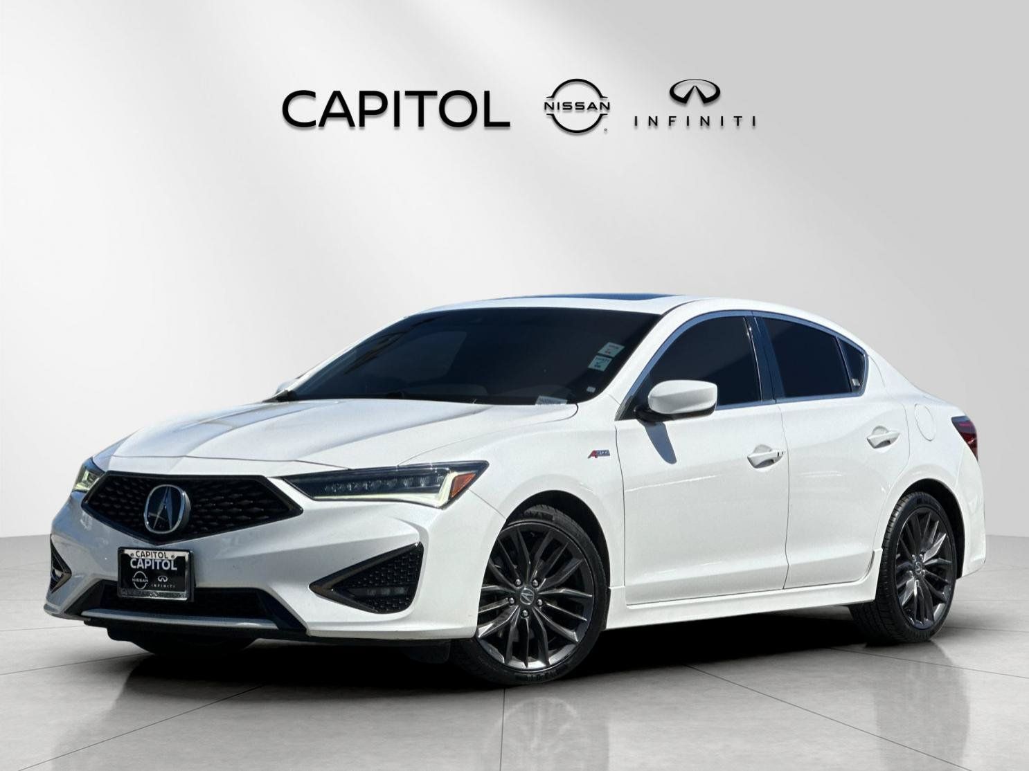 Platinum White Pearl 2021 Acura ILX Sedan Front-Wheel Drive 8-Speed Dual Clutch