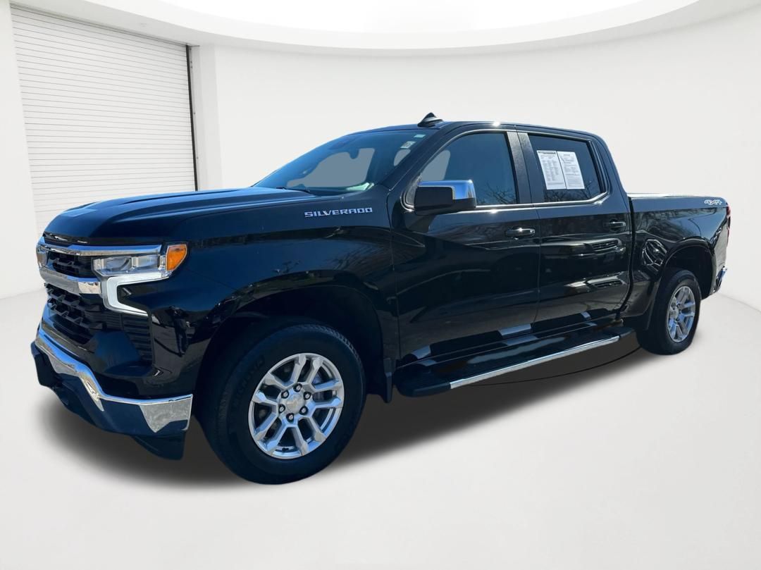 Black 2023 Chevrolet Silverado 1500 Pickup Truck Four-Wheel Drive 8-Speed Automatic