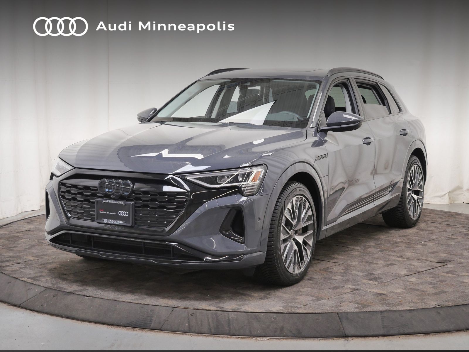 Gray 2024 Audi Q8 e-tron SUV / Crossover All-Wheel Drive Automatic