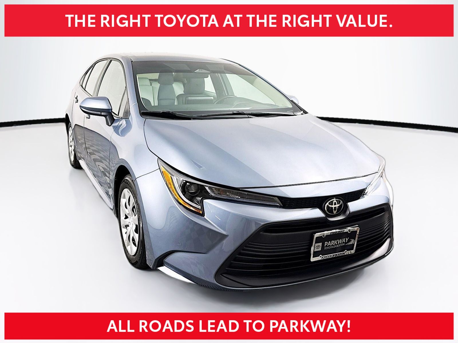 Blue 2025 Toyota Corolla Sedan Front-Wheel Drive Continuously Variable Transmission