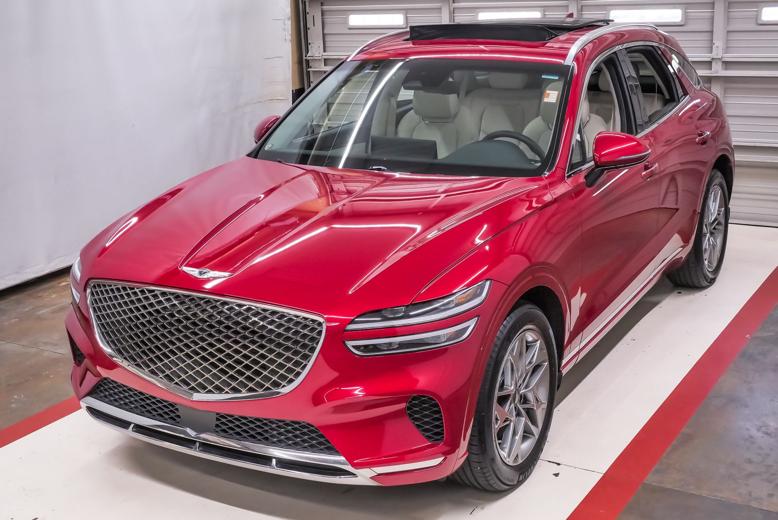 Mauna Red 2024 Genesis GV70 SUV / Crossover All-Wheel Drive 8-Speed Automatic