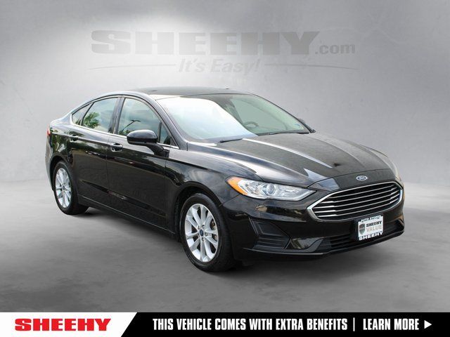 Black 2019 Ford Fusion Sedan Front-Wheel Drive 6-Speed Automatic