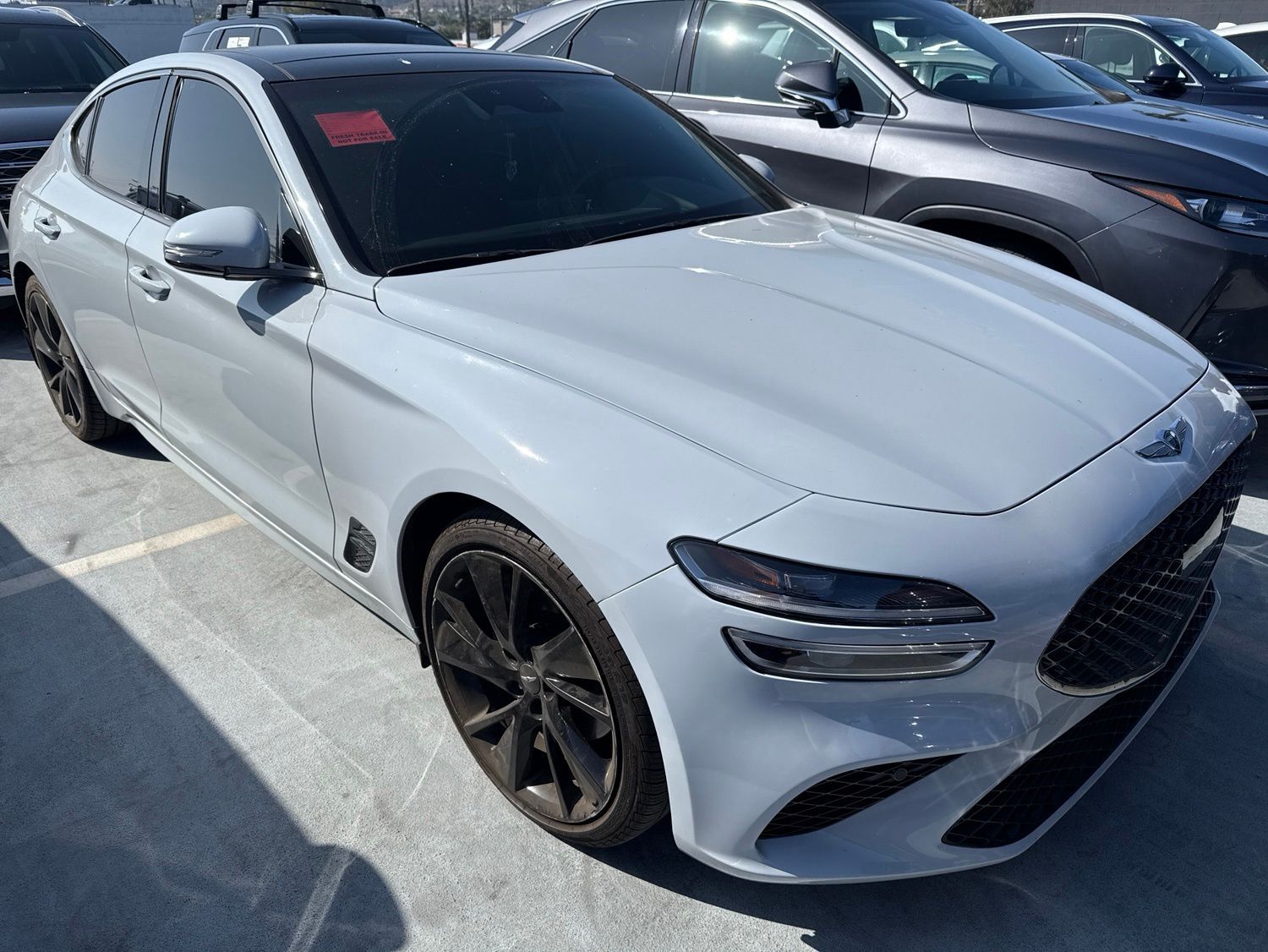 Siberian Ice 2023 Genesis G70 2.0T RWD Sedan Rear-Wheel Drive 8-Speed Automatic