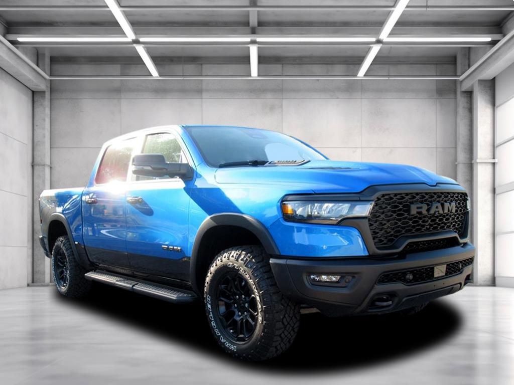 Hydro Blue Pearlcoat 2026 RAM 1500 Pickup Truck Four-Wheel Drive 8-Speed Automatic