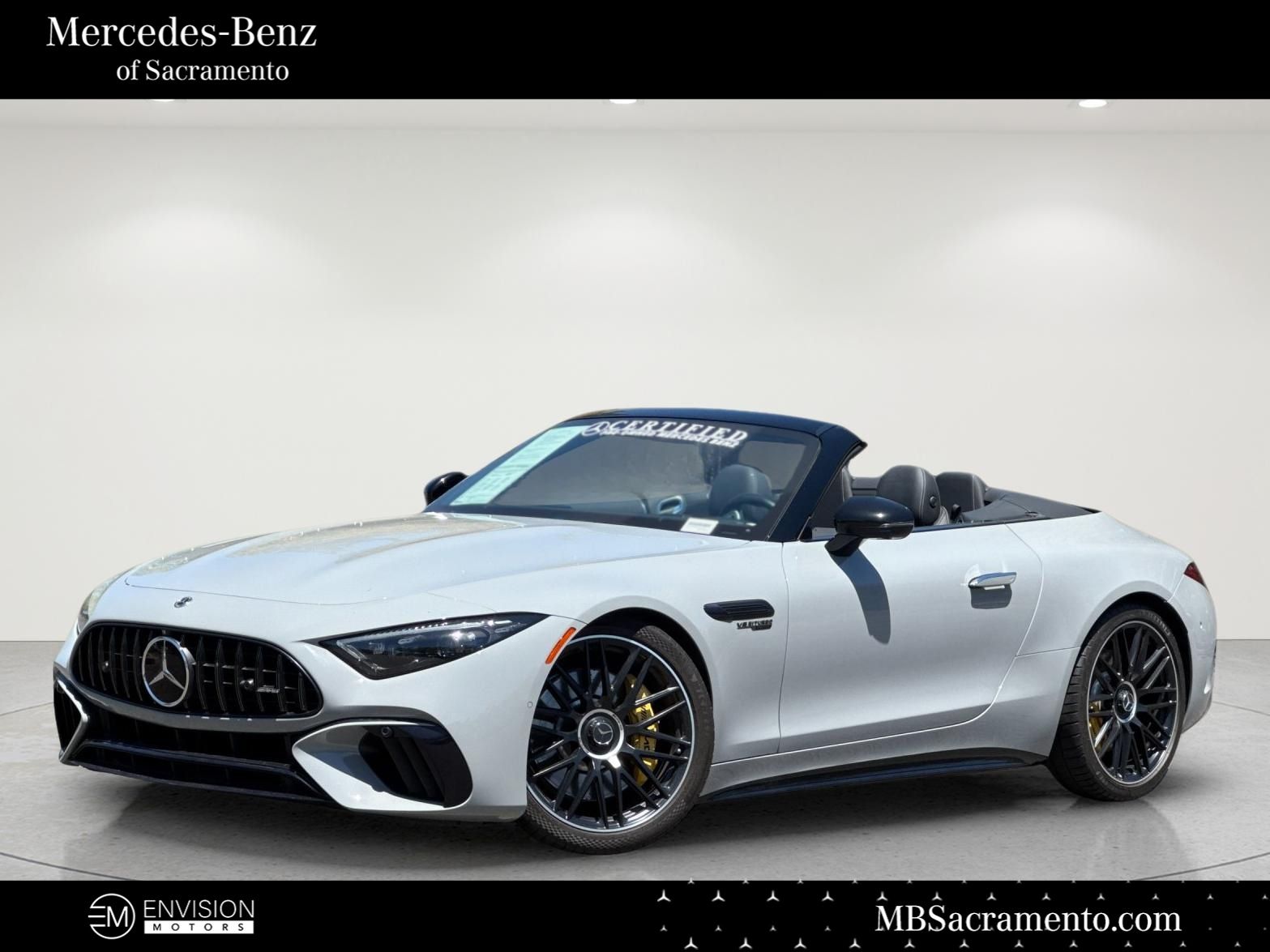 MANUFAKTUR Alpine Gray 2022 Mercedes-Benz SL-Class Convertible All-Wheel Drive 9-Speed Automatic