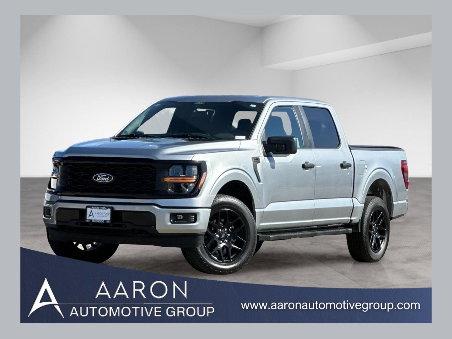 Silver Metallic 2024 Ford F-150 Pickup Truck Four-Wheel Drive Automatic