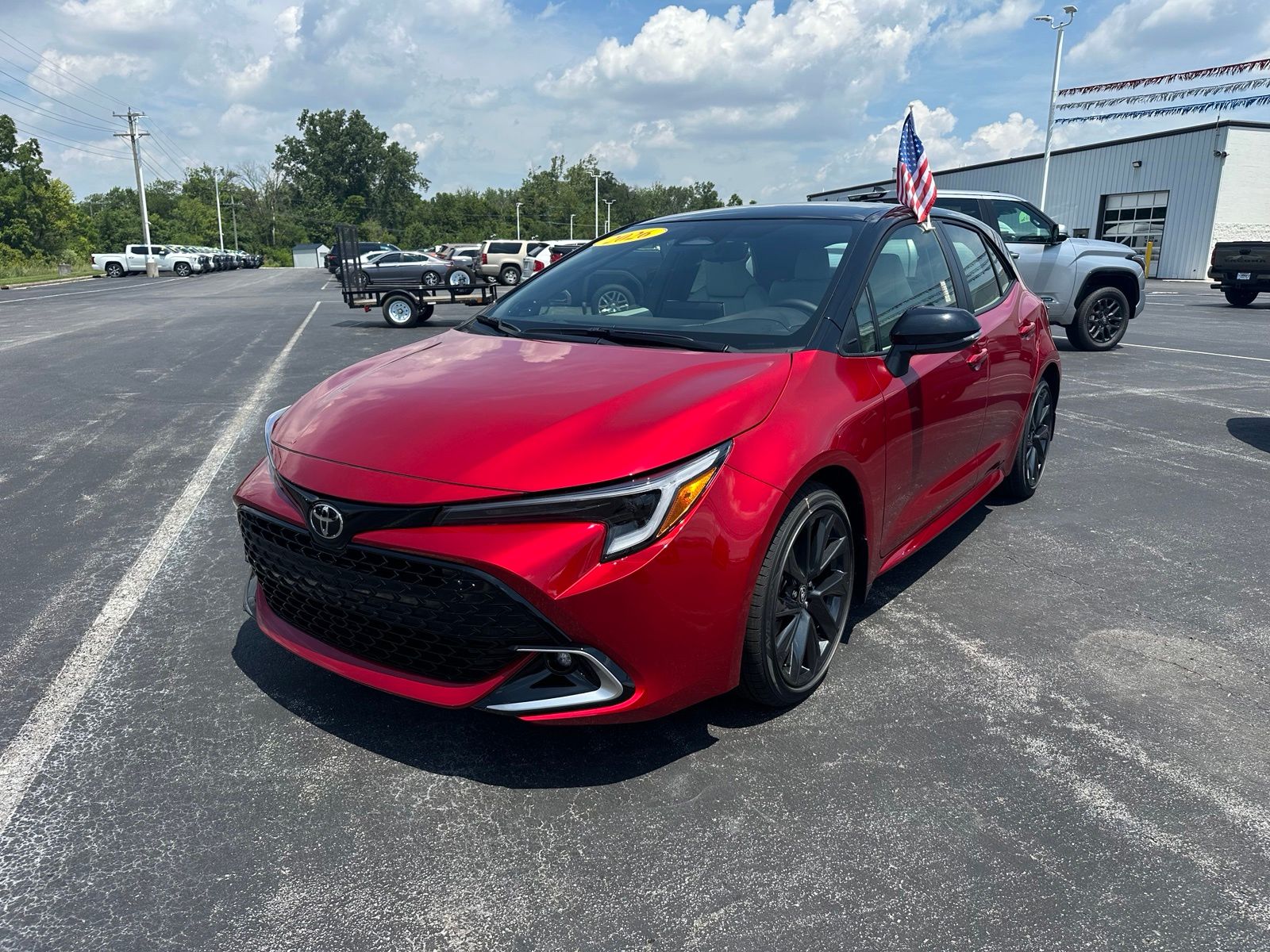 Red 2026 Toyota Corolla Hatchback Hatchback Front-Wheel Drive Continuously Variable Transmission