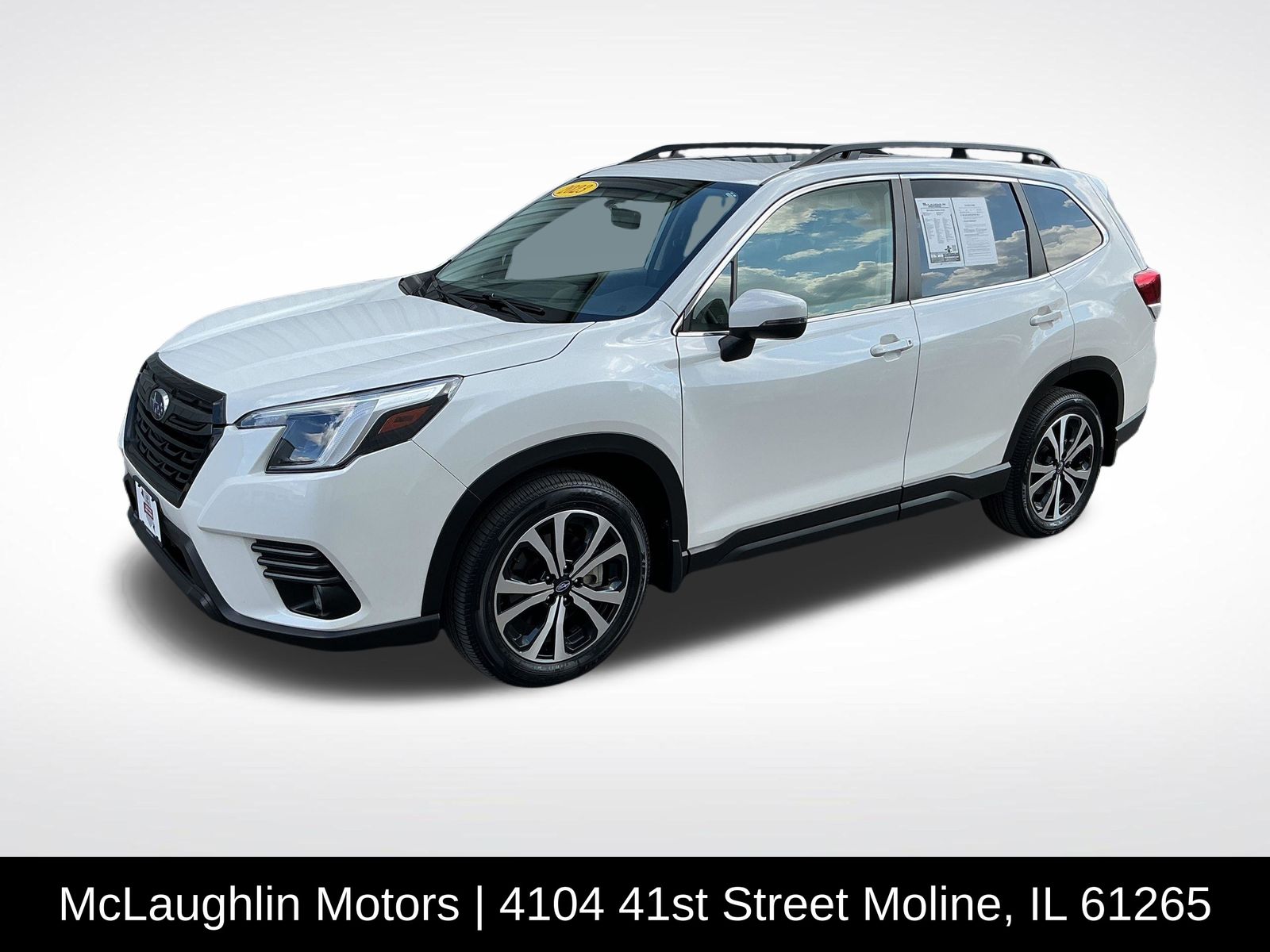 Crystal White Pearl 2023 Subaru Forester SUV / Crossover All-Wheel Drive Continuously Variable Transmission