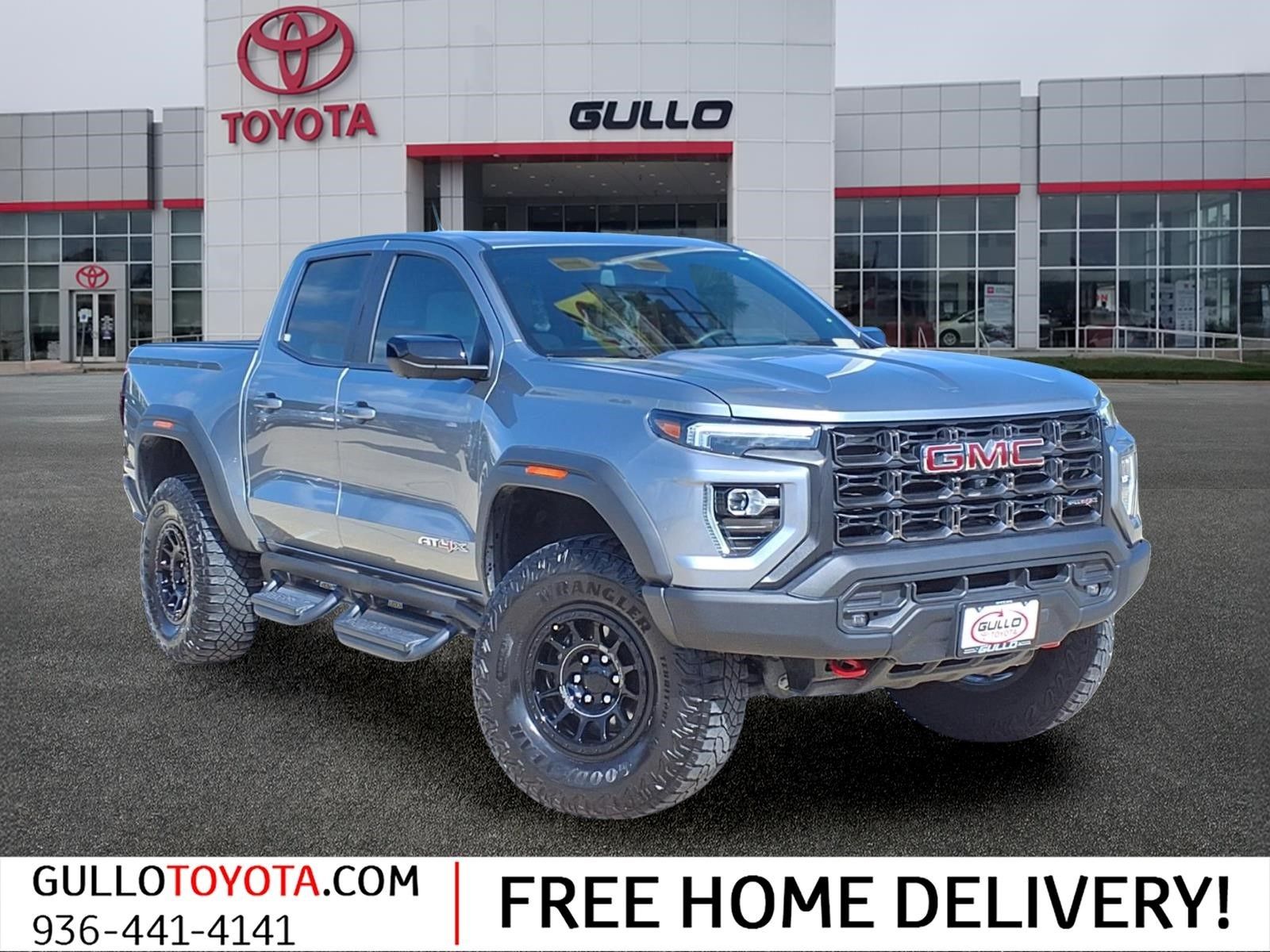 2024 GMC Canyon AT4X Silver at Classic Chevrolet Galveston