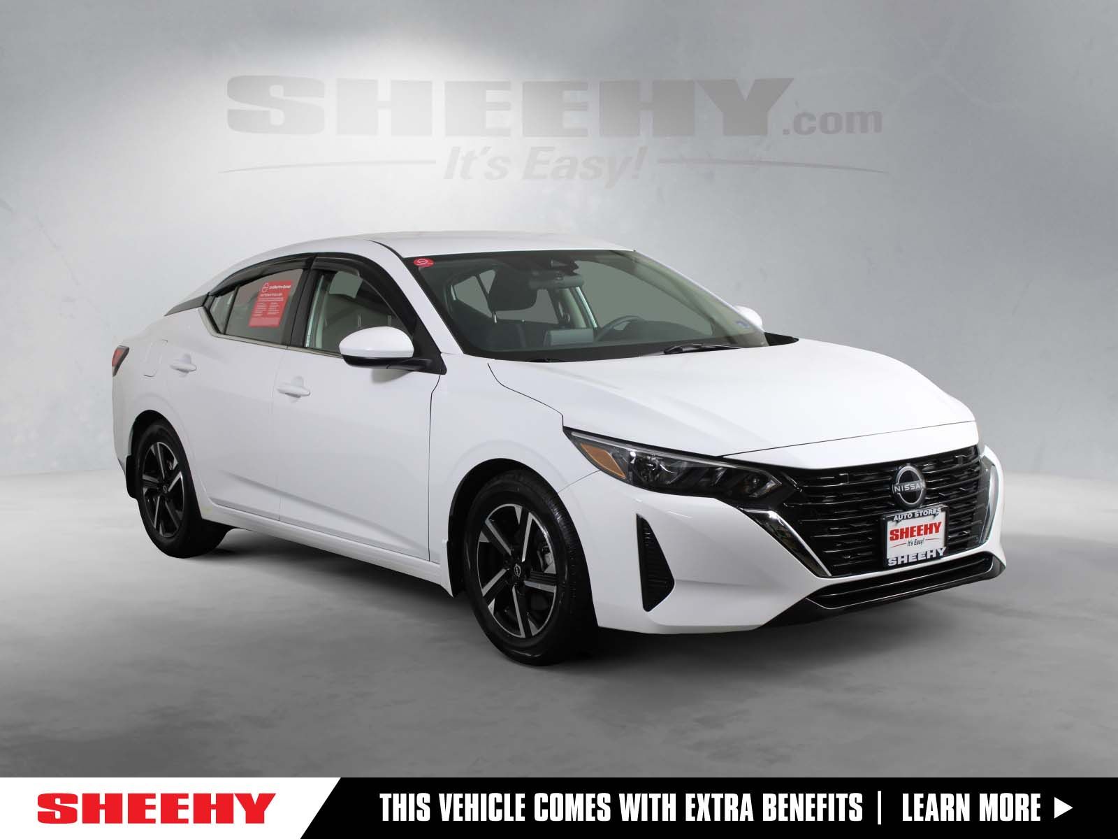 White (Fresh Powder) 2024 Nissan Sentra Sedan Front-Wheel Drive Continuously Variable Transmission